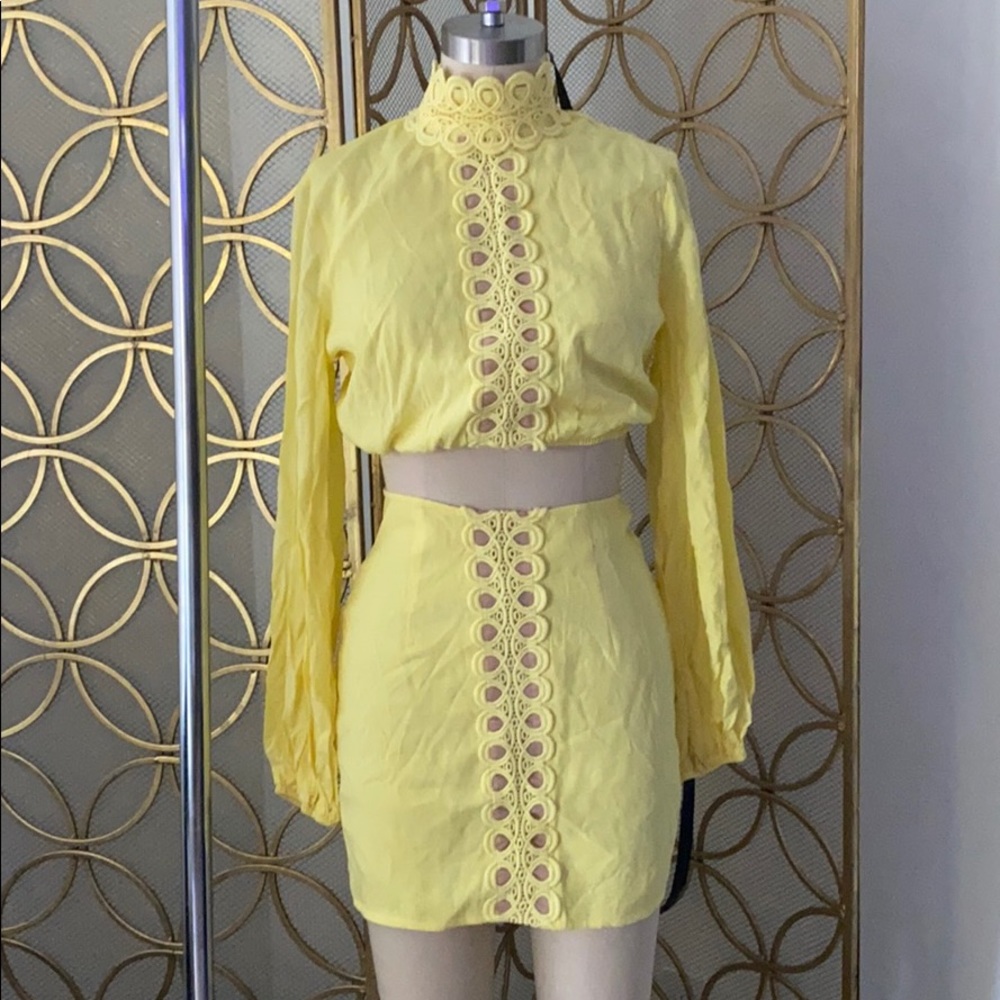 2 piece skirt set